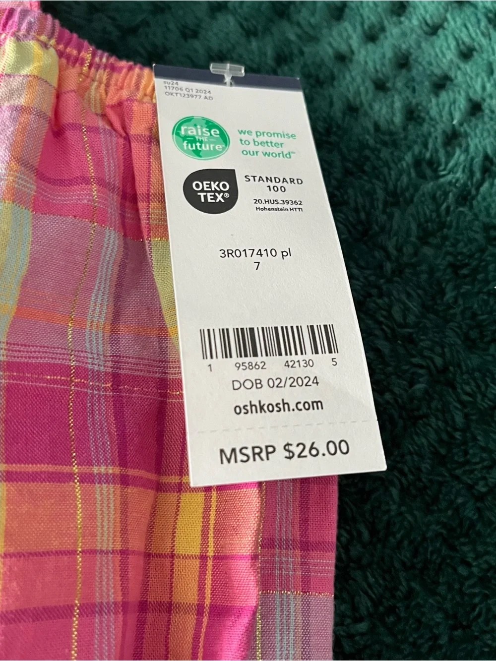 OshKosh Bgosh vibrant pink